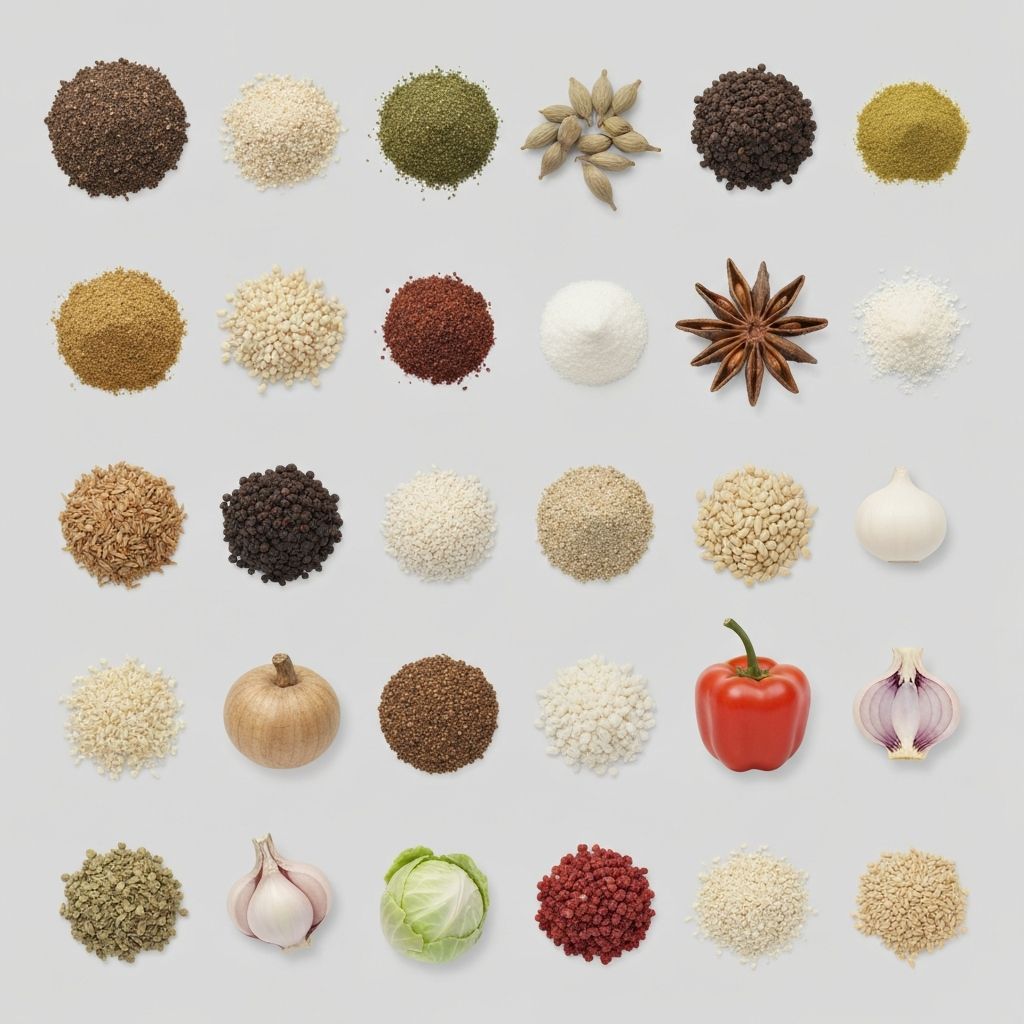 Komposition von Lebensmitteln